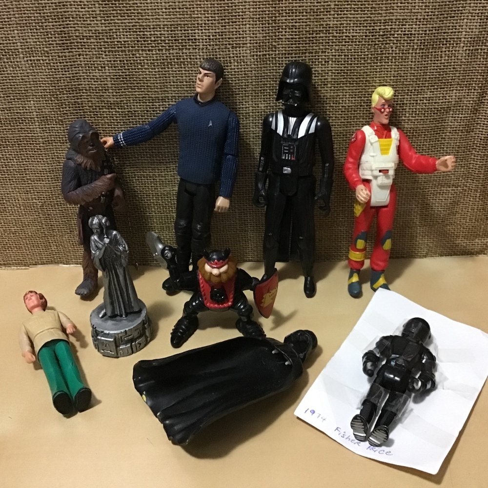 Vintage Figurines Star Wars Star Trek
